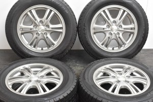 中古 スタッドレス タイヤ ホイール 4本セット 15インチ 6J +50 PCD 114.3195/65R15 91Q レアマイスター 製ホイール【 ダンロップ 製 ス