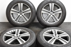 中古 スタッドレス タイヤ ホイール 4本セット 18インチ 8J +35 PCD 112235/60R18 107T 阿部商会 製ホイール【 コンチネンタル 製 スタッ