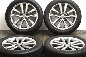 中古タイヤホイール 4本セット 19インチ 7.5J +35 PCD 114.3 235/55R19 105V レクサス 純正 ホイール【 ハイフライ 製 タイヤ付き】