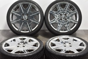 中古タイヤホイール 4本セット 17インチ 7J +29.8 PCD 100 205/40ZR17 84W ホットスタッフ 製ホイール【 マランゴーニ/ケンダラジアル 製