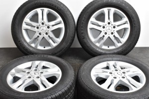 中古タイヤホイール 4本セット 18インチ 7.5J +48 PCD 130 265/60R18 110H メルセデスベンツ純正 ホイール【 クムホ 製 タイヤ付き】