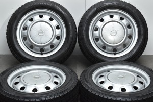 中古 スタッドレス タイヤ ホイール 4本セット 15インチ 5.5J +37（実測値） PCD 100/114.3mm マルチ175/65R15 84Q トピー 製ホイール【 