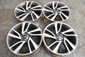 中古ホイール 4本セット 18インチ 7.5J +55 PCD 114.3 スバル純正 ホイール