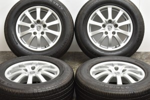 中古タイヤホイール 4本セット 17インチ 7.5J +53 PCD 130 235/65R17 108V ポルシェ 純正 ホイール【 コンチネンタル 製 タイヤ付き】