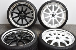 中古タイヤホイール 4本セット 19インチ 8J +40 PCD 100 215/35ZR19 85Y VERZ-DESIGN 製ホイール【 ファルケン 製 タイヤ付き】