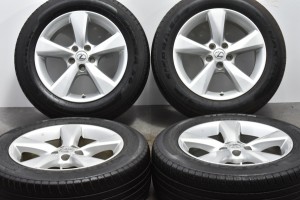 中古タイヤホイール 4本セット 18インチ 7.5J +35 PCD 114.3 235/60R18 103H レクサス 純正 ホイール【 マックストレック 製 タイヤ付き