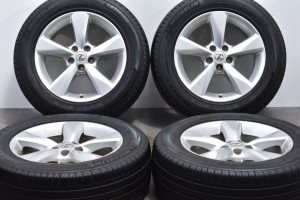 中古タイヤホイール 4本セット 18インチ 7.5J +35 PCD 114.3 235/60R18 103V レクサス 純正 ホイール【 ミシュラン 製 タイヤ付き】