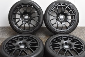 中古タイヤホイール 4本セット 19インチ 9J +45 11J +62 PCD 114.3 255/35ZR19 96Y 295/30ZR19 100Y TWS 製ホイール【 ピレリ 製 タイヤ