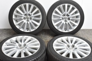 中古タイヤホイール 4本セット 19インチ 8J +35 PCD 120 245/45R19 102W レクサス純正 ホイール【 グッドイヤー 製 タイヤ付き】