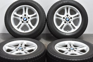 中古 スタッドレス タイヤ ホイール 4本セット 16インチ 7J +46 PCD 120215/60R16 95Q BMW純正 ホイール【 オートバックス 製 スタッドレ