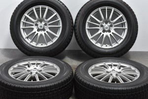 中古 スタッドレス タイヤ ホイール 4本セット 16インチ 6.5J +47 PCD 100215/65R16 98Q Weds 製ホイール【 ファルケン 製 スタッドレス