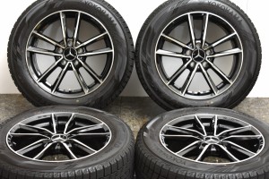 中古 スタッドレス タイヤ ホイール 4本セット 17インチ 7.5J +40 PCD 112225/55R17 97Q 阿部商会 製ホイール【 ヨコハマ 製 スタッドレ