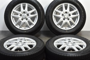 中古 スタッドレス タイヤ ホイール 4本セット 15インチ 6J +45 PCD 114.3195/65R15 91Q ブリヂストン 製ホイール【 ブリヂストン 製 ス