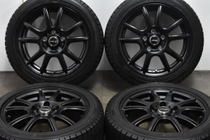 中古 スタッドレス タイヤ ホイール 4本セット 16インチ 6.5J +53 PCD 114.3195/50R16 84Q トピー 製ホイール【 ダンロップ 製 スタッド