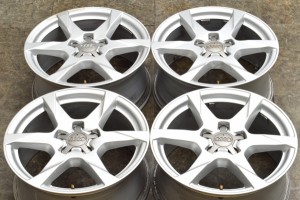 中古ホイール 4本セット 17インチ 7.5J +45 PCD 112 アウディ 純正 ホイール