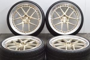 中古タイヤホイール 4本セット 21インチ 9J +35 10.5J +43 PCD 112 245/30R21 91Y 255/30R21 93Y BCフォージド 製ホイール【 ニットー 製