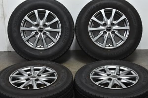 中古 スタッドレス タイヤ ホイール 4本セット 13インチ 5B +35 PCD 100165/80R13 90/88N LT ホットスタッフ 製ホイール【 ヨコハマ 製 