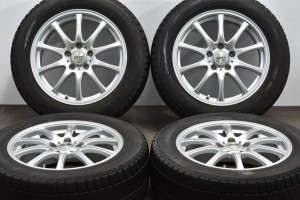 中古 スタッドレス タイヤ ホイール 4本セット 17インチ 7J +53 PCD 114.3215/60R17 96Q ジャパン三陽 製ホイール【 ピレリ 製 スタッド