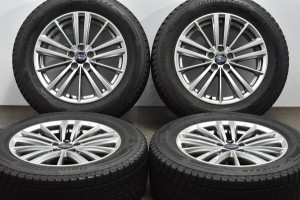 中古 スタッドレス タイヤ ホイール 4本セット 17インチ 7J +48 PCD 100225/60R17 99Q スバル 純正 ホイール【 ブリヂストン 製 スタッド