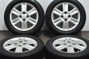 中古 スタッドレス タイヤ ホイール 4本セット 14インチ 4.5J +45 PCD 100155/65R14 75Q スバル 純正 ホイール【 ブリヂストン 製 スタッ