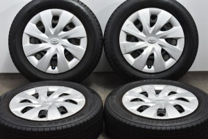 中古 スタッドレス タイヤ ホイール 4本セット 15インチ 5.5J +40 PCD 100175/65R15 84Q トヨタ純正 ホイール【 ブリヂストン 製 スタッ