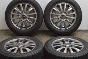 中古 スタッドレス タイヤ ホイール 4本セット 14インチ 4.5J +45 PCD 100165/65R14 79Q トピー 製ホイール【 ダンロップ 製 スタッドレ