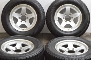 中古 スタッドレス タイヤ ホイール 4本セット 17インチ 8J +22 PCD 139.7265/65R17 112Q ブリヂストン 製ホイール【 ヨコハマ 製 スタッ