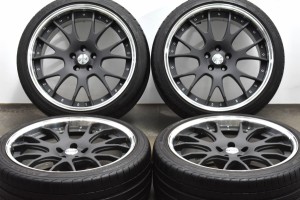 中古タイヤホイール 4本セット 20インチ 8.5J +12 9.5J +27 PCD 112 245/35ZR20 95Y 275/30ZR20 97Y TWS 製ホイール【 ヨコハマ 製 タイ