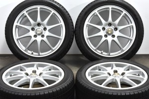 中古 スタッドレス タイヤ ホイール 4本セット 17インチ 6.5J +50 PCD 114.3215/45R17 87Q 東京車輪 製ホイール【 ブリヂストン 製 スタ