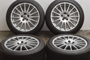 中古タイヤホイール 4本セット 16インチ 7J +35 PCD 100 195/50R16 84V OZレーシング 製ホイール【 ダンロップ 製 タイヤ付き】