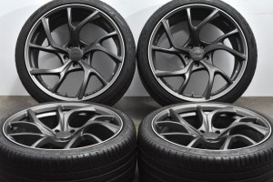 中古タイヤホイール 4本セット 20インチ 9J +37 10J +30 PCD 114.3 245/35R20 95Y 255/35R20 97Y レイズ 製ホイール【 ピレリ/ニットー 