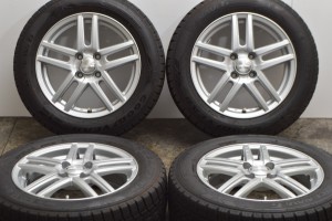 中古 スタッドレス タイヤ ホイール 4本セット 15インチ 5.5J +42 PCD 100175/65R15 84Q ウェッズ 製ホイール【 グッドイヤー 製 スタッ