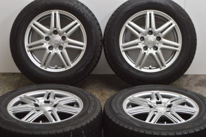 中古 スタッドレス タイヤ ホイール 4本セット 15インチ 6J +43 PCD 114.3195/65R15 91Q トピー 製ホイール【 ダンロップ 製 スタッドレ