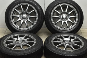 中古 スタッドレス タイヤ ホイール 4本セット 14インチ 5.5J +43 PCD 100165/65R14 79Q スポーツアベリア【 ダンロップ ウィンターマッ