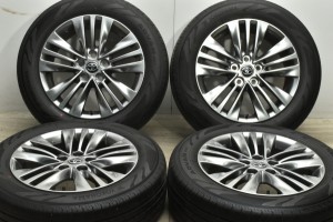 中古タイヤホイール 4本セット 18インチ 7J +40 PCD 120 225/60R18 100H トヨタ 40 アルファード Z 純正【2023年製 ヨコハマ 製 タイヤ付