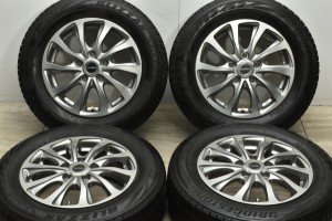 中古 スタッドレス タイヤ ホイール 4本セット 15インチ 6J +53 PCD 114.3195/65R15 91Q ブリヂストン 製ホイール【 ブリヂストン 製 ス