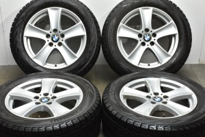 中古 スタッドレス タイヤ ホイール 4本セット 18インチ 8.5J +46 PCD 120255/55R18 109Q BMW 純正 ホイール【 ヨコハマ 製 スタッドレス