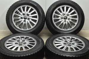 中古 スタッドレス タイヤ ホイール 4本セット 15インチ 6J +33 PCD 114.3195/65R15 91Q トヨタ 純正 ホイール【 ダンロップ 製 スタッド