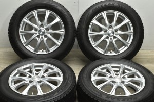 中古 スタッドレス タイヤ ホイール 4本セット 16インチ 6.5J +53 PCD 114.3215/60R16 95Q Weds 製ホイール【 ブリヂストン 製 スタッド