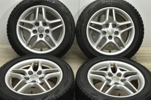 中古 スタッドレス タイヤ ホイール 4本セット 16インチ 7J +40 PCD 114.3205/55R16 91Q ニッサン 純正 ホイール【 ブリヂストン 製 スタ