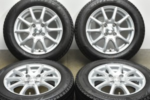 中古 スタッドレス タイヤ ホイール 4本セット 14インチ 5J +39 PCD 100165/65R14 79Q ハートボイス 製ホイール【 ブリヂストン 製 スタ