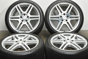 中古タイヤホイール 4本セット 18インチ 8.5J +48 9J +54 PCD 112 245/40ZR18 97Y 265/35Z18 97Y メルセデス・ベンツ 純正 ホイール【 コ