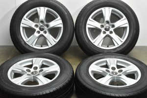 中古タイヤホイール 4本セット 16インチ 6.5J +33 PCD 114.3 215/65R16 98H トヨタ 純正 ホイール【 グッドイヤー/トーヨー 製 タイヤ付