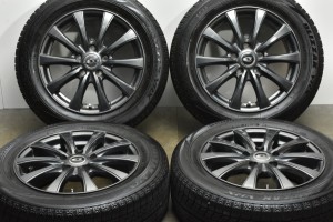 中古 スタッドレス タイヤ ホイール 4本セット 16インチ 6.5J +48 PCD 114.3195/60R16 89Q ホットスタッフ 製ホイール【 ブリヂストン 製