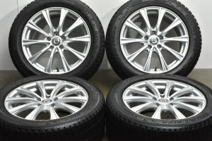 中古 スタッドレス タイヤ ホイール 4本セット 18インチ 8J +45 PCD 114.3245/50R18 100Q WEDS 製ホイール【 トーヨー 製 スタッドレスタ