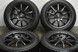 中古 スタッドレス タイヤ ホイール 4本セット 16インチ 6.5J +48 PCD 114.3205/60R16 92Q バドックス 製ホイール【 グッドイヤー 製 ス