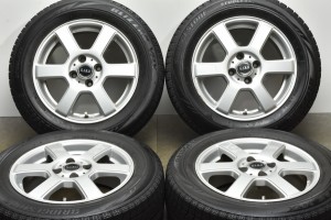 中古 スタッドレス タイヤ ホイール 4本セット 15インチ 6J +45 PCD 100185/65R15 88Q 社外 製ホイール【 ブリヂストン 製 スタッドレス