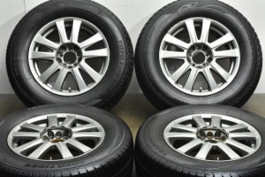 中古タイヤホイール 4本セット 16インチ 6.5J +38 PCD 100/114.3mm マルチ 215/70R16 100H 社外 製ホイール【 トーヨー 製 タイヤ付き】