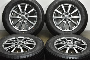 中古 スタッドレス タイヤ ホイール 4本セット 15インチ 6J +43 PCD 100195/65R15 91Q YFC【2023年製 ヨコハマ アイスガード7 iG70 スタ