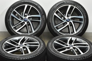 中古 スタッドレス タイヤ ホイール 4本セット 17インチ 7J +55 PCD 114.3215/50R17 91Q スバル 純正 ホイール【 ブリヂストン 製 スタッ